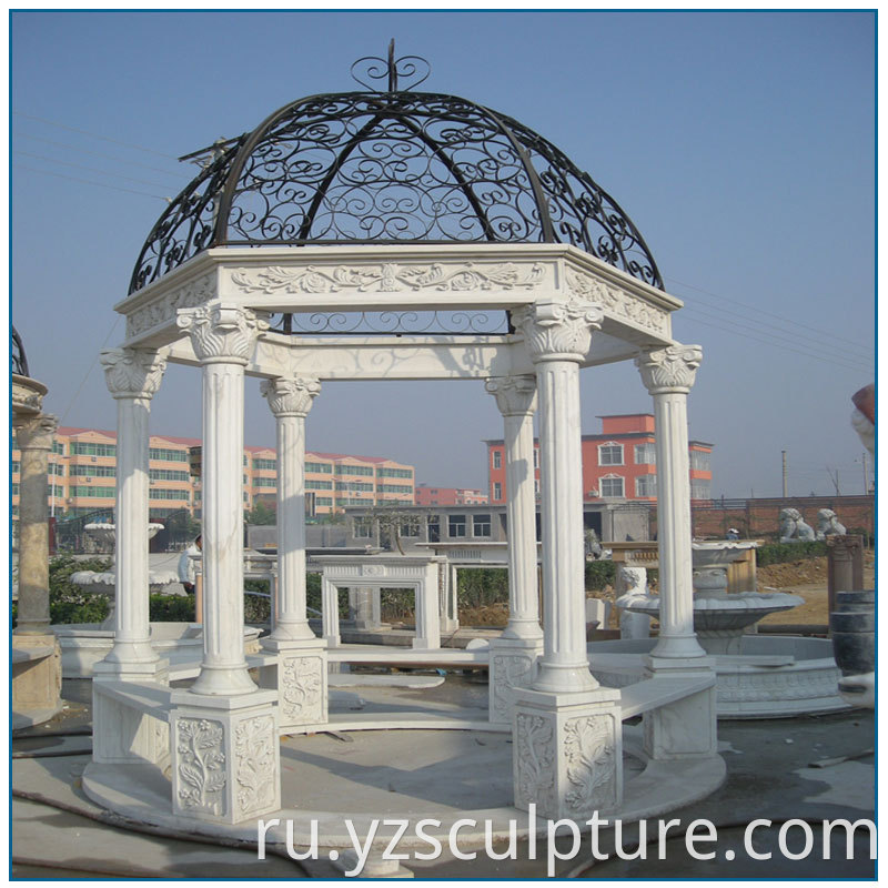 White Marble Gazebo